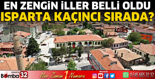 Isparta kaçıncı sırada?