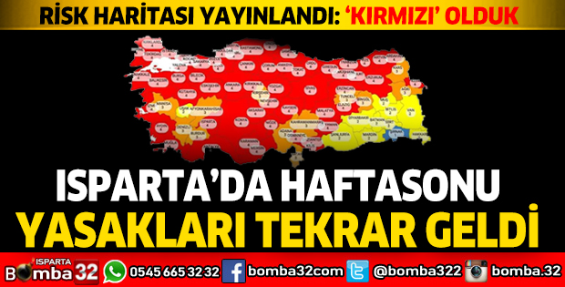 Isparta kırmızı oldu