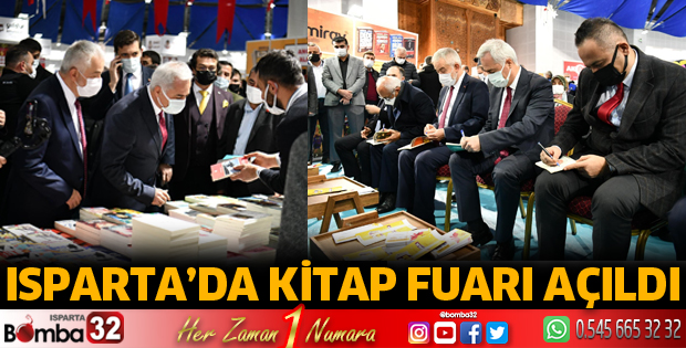 ISPARTA KİTAP FUARI AÇILDI