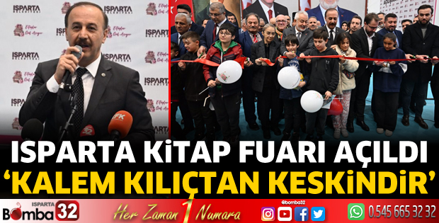 Isparta Kitap Fuarı açıldı