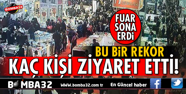 ISPARTA KİTAP FUARI'NI KAÇ KİŞİ ZİYARET ETTİ?