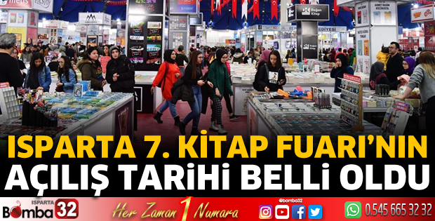 Isparta Kitap Fuarının açılış tarihi belli oldu  