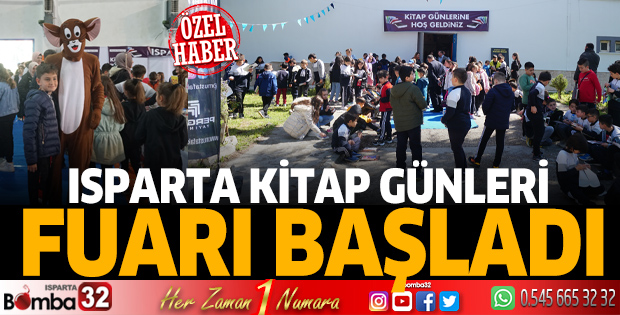 Isparta Kitap Günleri Fuarı başladı