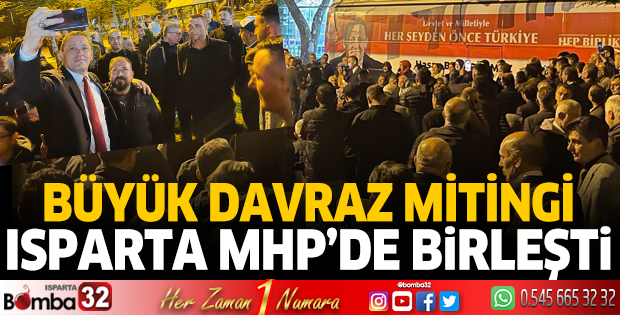 Isparta MHP’de birleşti