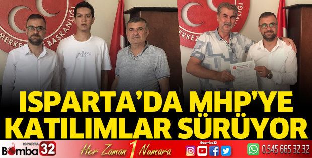Isparta MHP'ye üye kayıtları sürüyor 