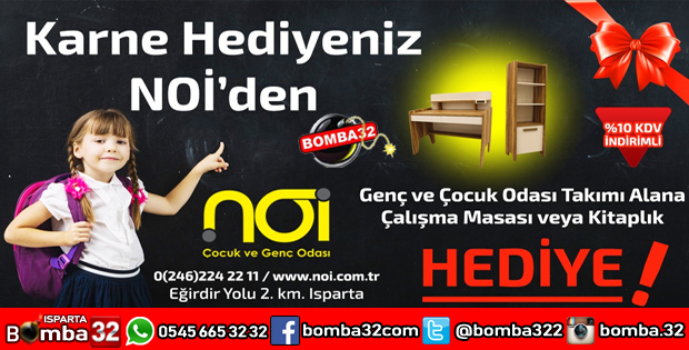 ISPARTA NOİ'DEN KARNE KAMPANYASI