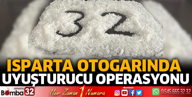Isparta otogarda uyuşturucu operasyonu