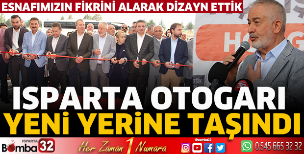 Isparta Otogarı yeni yerine taşındı