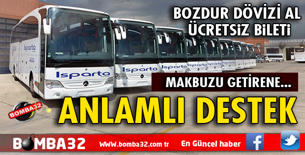 ISPARTA PETROL TURİZM'DEN ANLAMLI DESTEK