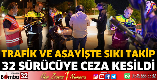 Isparta polisi görev başında