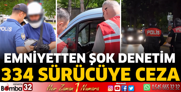Isparta polisi göz açtırmıyor