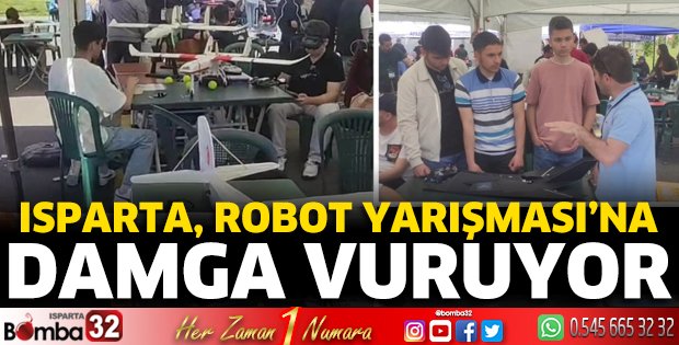 Isparta, Robot Yarışması’na Damga Vuruyor