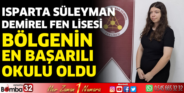 Isparta SDFL bölgenin en başarılı okulu oldu
