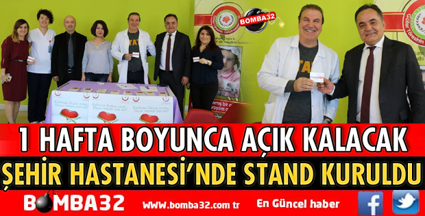 ISPARTA ŞEHİR HASTANESİ'NDE ORGAN BAĞIŞI HAFTASI ETKİNLİĞİ