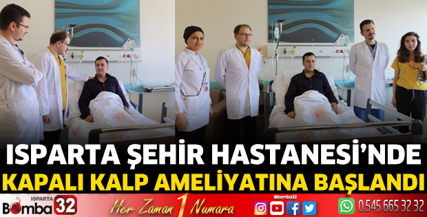 Isparta Şehir Hastanesi'nden başarılı bir operasyon