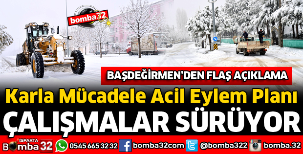 ISPARTA ŞEHİR MERKEZİNDE KAPALI YOL BULUNMUYOR