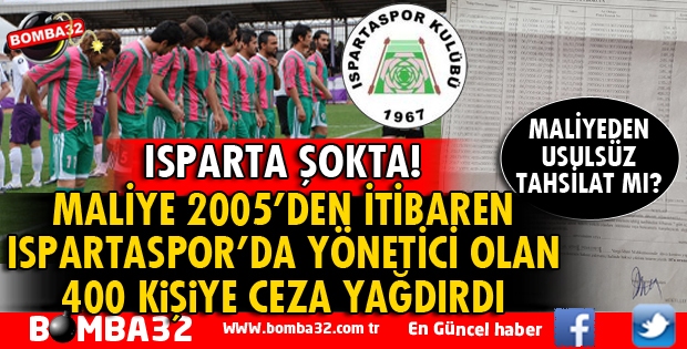 ISPARTA ŞOKTA! 400 İŞ ADAMINA CEZA YAĞDI
