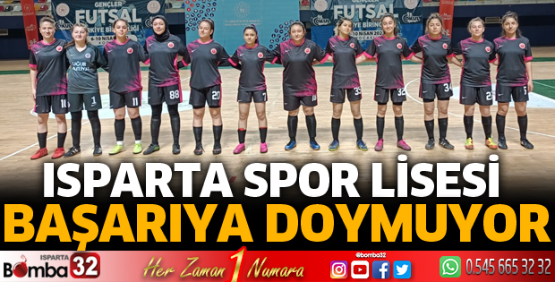Isparta Spor Lisesi başarıya doymuyor