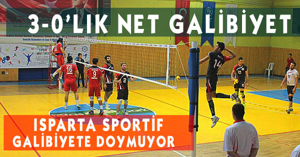 Isparta Sportif Galibiyete Doymuyor