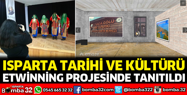 Isparta Tarihi ve Kültürü eTwinning Projesinde Tanıtıldı