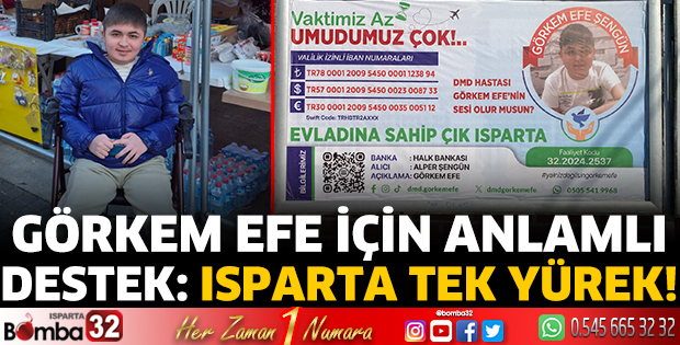 Isparta tek yürek!