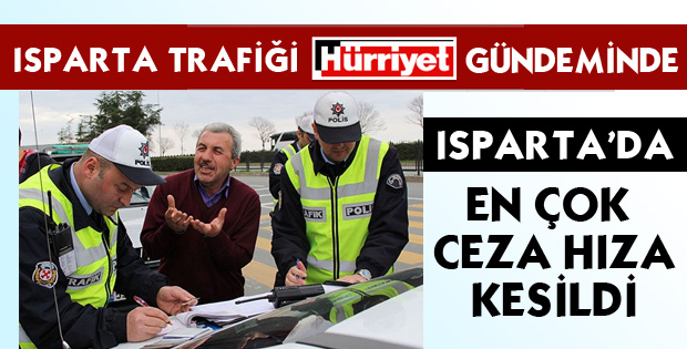 ISPARTA TRAFİĞİ ULUSAL BASINDA