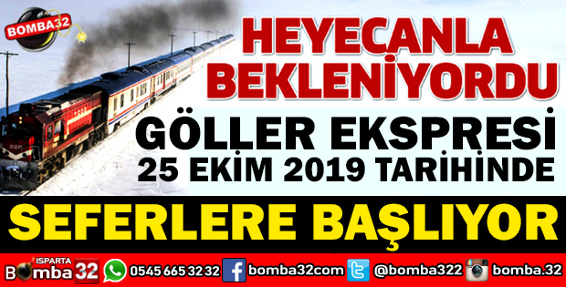 ISPARTA TREN SEFERLERİ YILLAR SONRA BAŞLIYOR