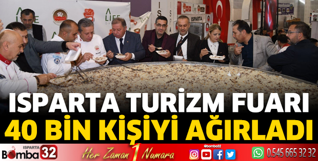 Isparta Turizm Fuarı 40 bin kişiyi ağırladı