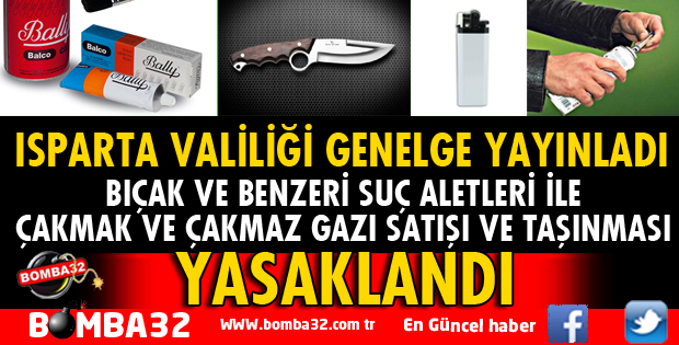 ISPARTA VALİLİĞİ YENİ GENELGE YAYINLADI