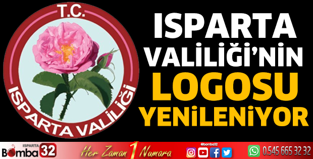 Isparta Valiliği’nin logosu yenileniyor