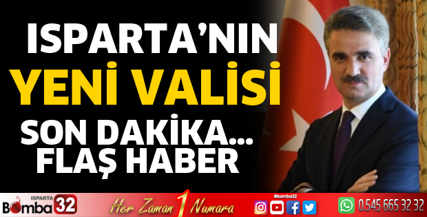 Isparta Valisi değişti