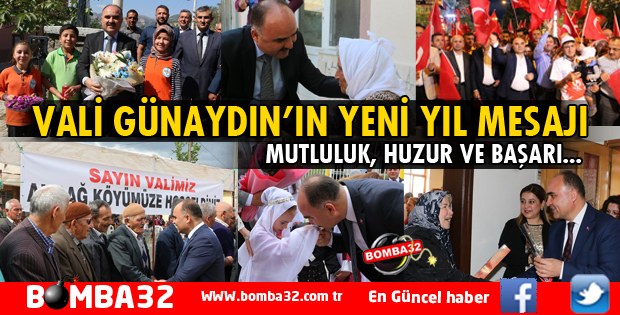 ISPARTA VALİSİ ŞEHMUS GÜNAYDIN'DAN YENİ YIL MESAJI