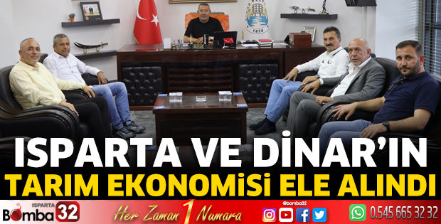 Isparta ve Dinar'ın tarım ekonomisi ele alındı