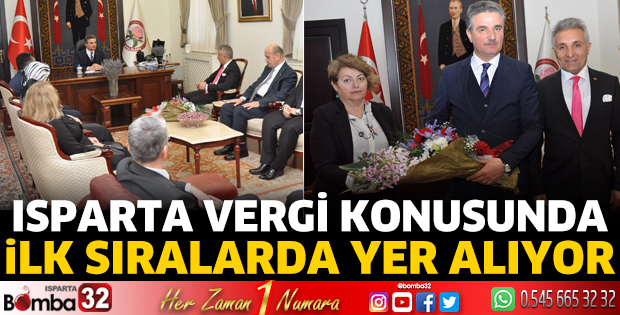 Isparta vergi konusunda ilk sıralarda yer alıyor