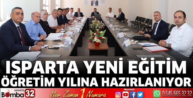 Isparta yeni eğitim öğretim yılına hazırlanıyor