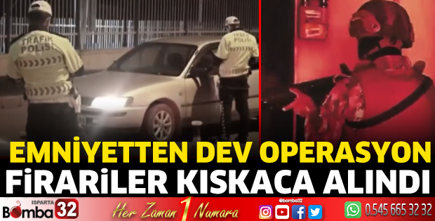 Isparta'da Çember-18 Operasyonları