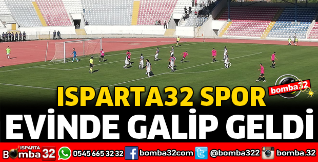 ISPARTA32 SPOR KENDİ SAHASINDA GALİP GELDİ