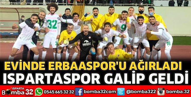 ISPARTA32SPOR ERBAASPOR MAÇI 