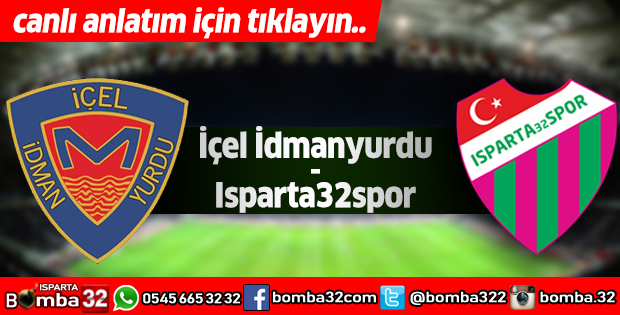 Isparta32spor İçel İdmanyurdu deplasmanına çıkıyor