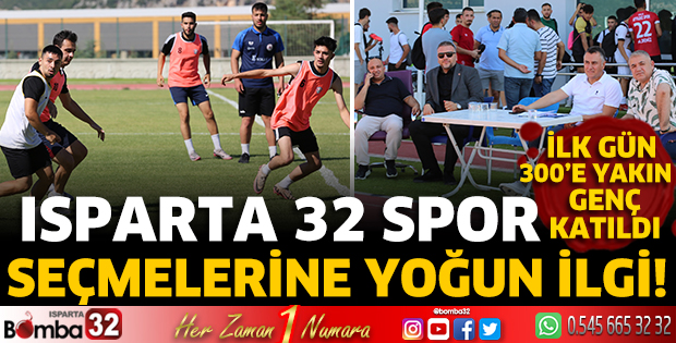 Isparta32spor Seçmelerine Yoğun İlgi! 