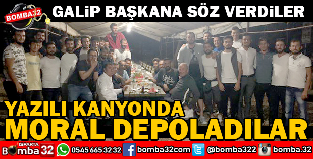ISPARTA32SPOR YAZILI KANYONDA MORAL DEPOLADI