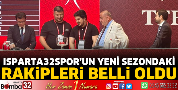 Isparta32spor’un yeni sezondaki rakipleri belli oldu