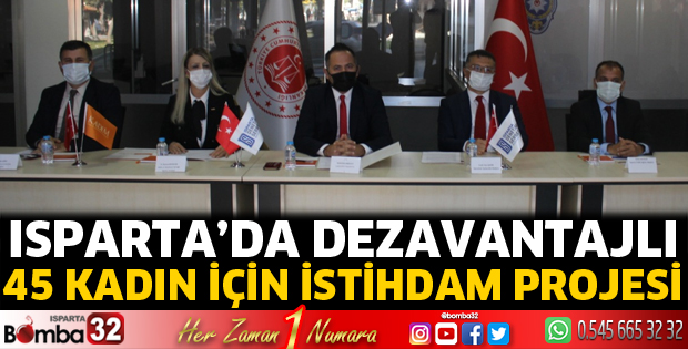 Isparta’ da Dezavantajlı 45 Kadın için İstihdam Projesi