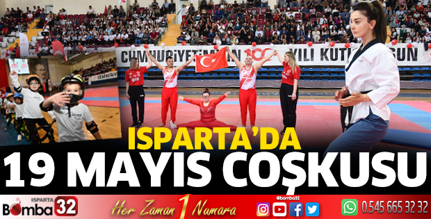 Isparta’da 19 Mayıs coşkusu