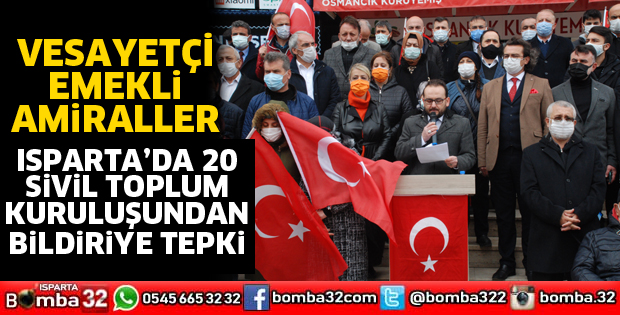 Isparta’da 20 Sivil Toplum Kuruluşundan Bildiriye Sert Tepki