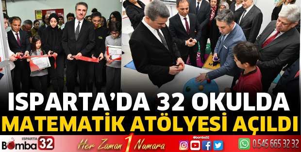 Isparta’da 32 Okulda Matematik Atölyesi Açıldı