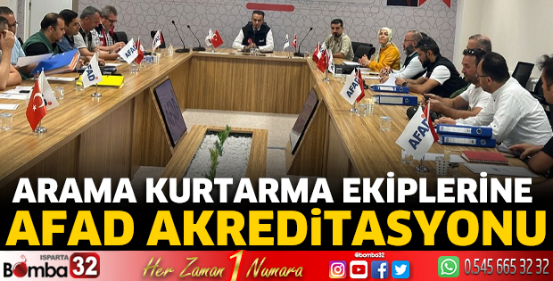 Isparta’da Afetlere Müdahalede Yeni Dönem