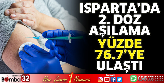 Isparta’da aşılama devam ediyor