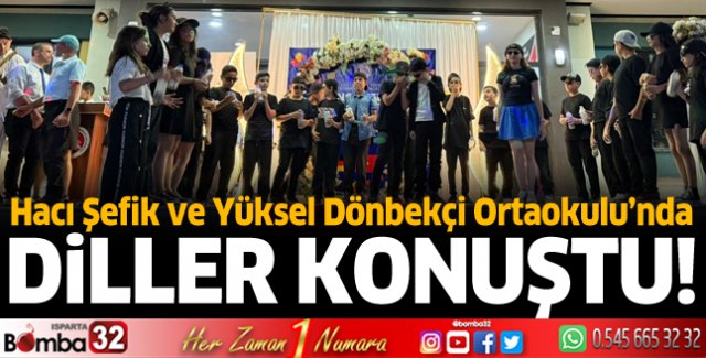 Isparta’da diller konuştu!
