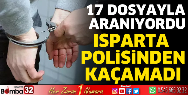 Isparta’da dolandırıcılık zanlısı yakalandı